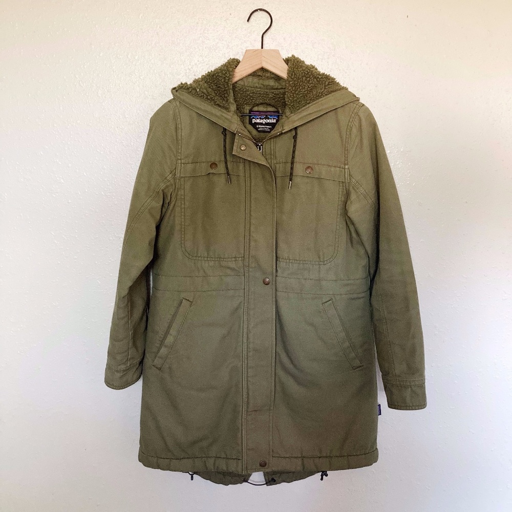 Patagonia Prairie Dawn Parka utility sage green